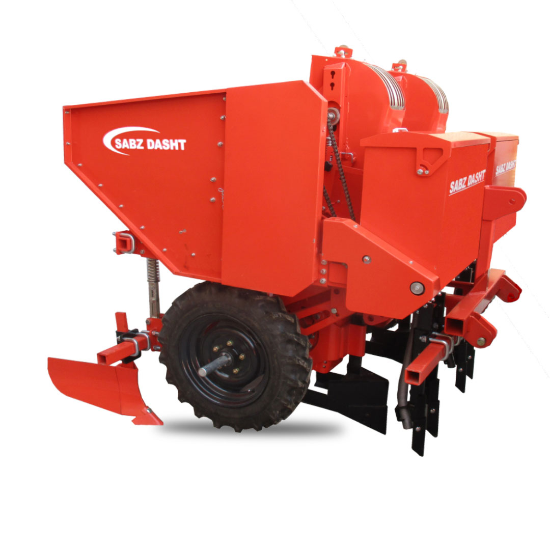 Promax 2-row potato planter with fertilizer applicator model